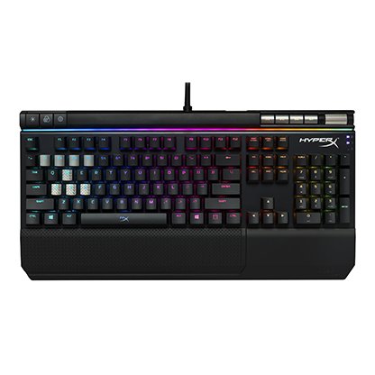  <b>Mechanical Gaming Keyboard:</b> HyperX Alloy Elite, RGB LED - <b>Cherry MX Blue</b>  